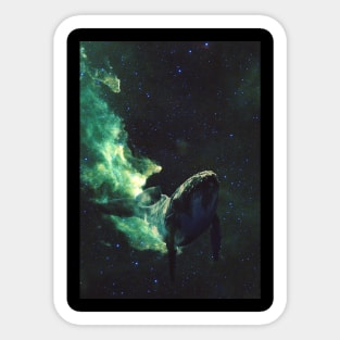 The Cosmic Whale Sticker